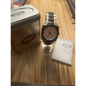 FOSSIL BLUE AM4035 ALL STAINLESS STEEL MEN'S WATCH